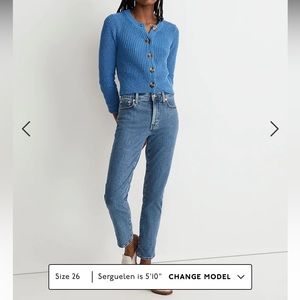 Madewell The Midrise Perfect Vintage Jean in Knowland Wash